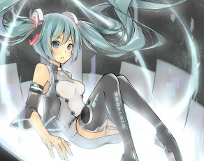 Картинка аниме vocaloid hatsune miku