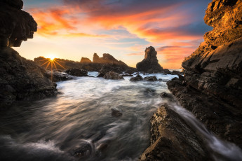 Картинка природа побережье рассвет