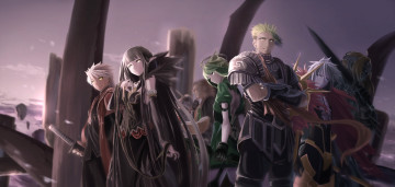 Картинка аниме fate stay+night парни девушки