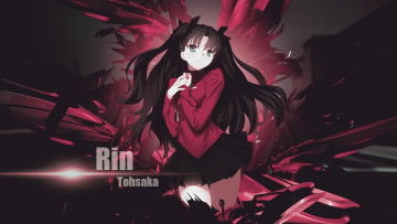 Картинка аниме fate stay+night фон взгляд девушка