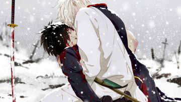 Картинка аниме gintama драма