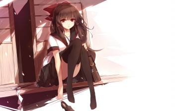 Картинка аниме touhou девочка