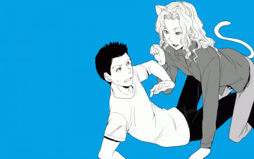 Картинка аниме level+e принц парни