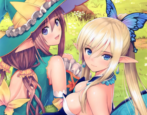 Обои картинки фото аниме, shining resonance, девушки