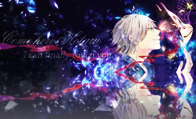 Обои картинки фото аниме, hotarubi no mori e, парень