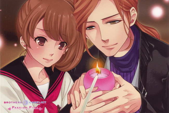 Обои картинки фото аниме, brothers conflict, пара