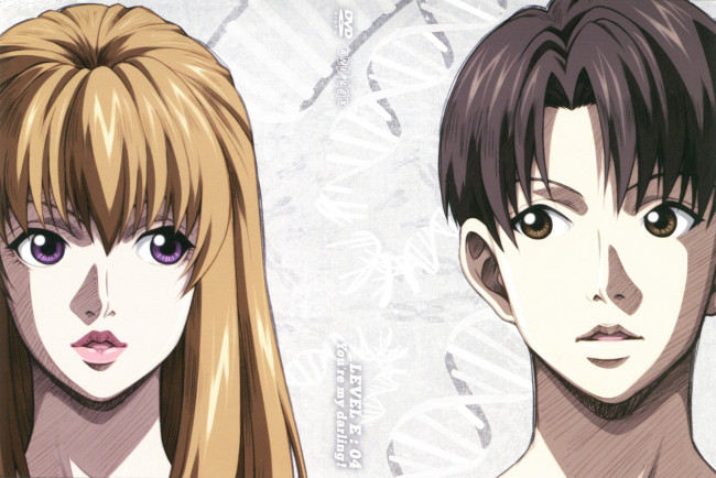 Обои картинки фото аниме, level e, пара