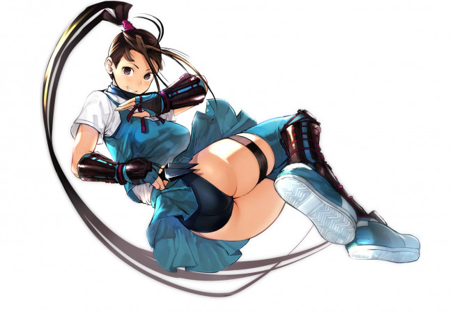 Обои картинки фото аниме, street fighter, девушка