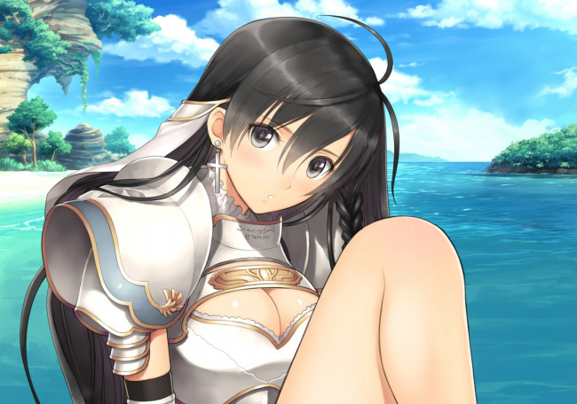 Обои картинки фото аниме, shining resonance, девушка