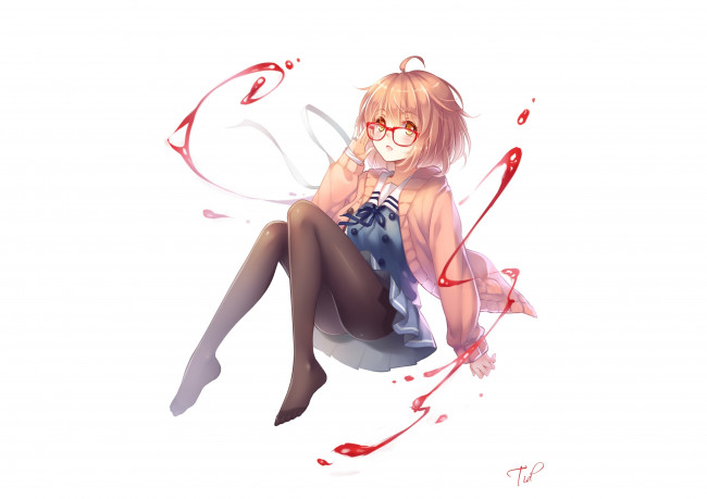 Обои картинки фото аниме, kyoukai no kanata, девушка