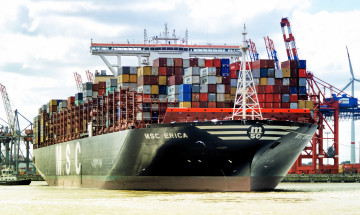 Картинка корабли грузовые+суда контейнеровоз