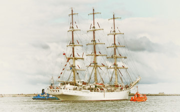 Картинка корабли парусники паруса мачты