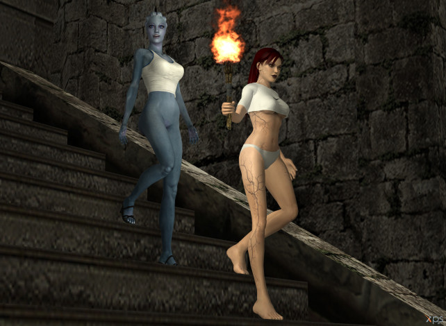 Обои картинки фото 3д графика, фантазия , fantasy, фон, взгляд, девушки, халк