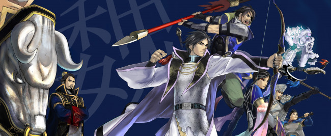Обои картинки фото видео игры, dynasty warriors, xu, zhu, dynasty, warriors, xiahou, dun, yuan, cao, pi