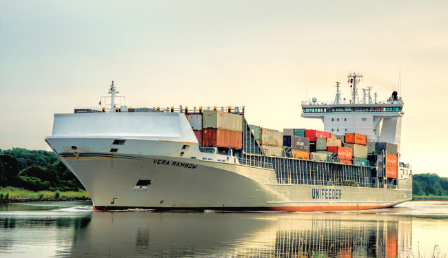 Обои картинки фото корабли, грузовые суда, контейнеровоз