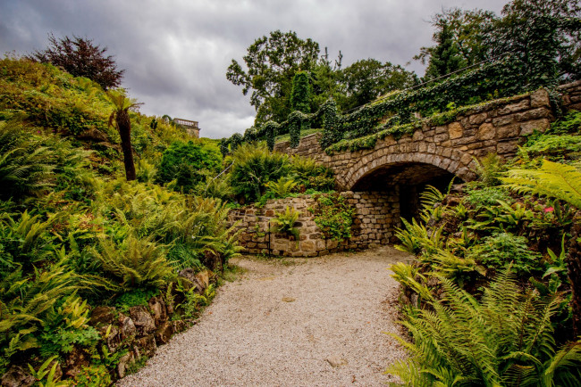 Обои картинки фото города, - мосты, трава, небо, растения