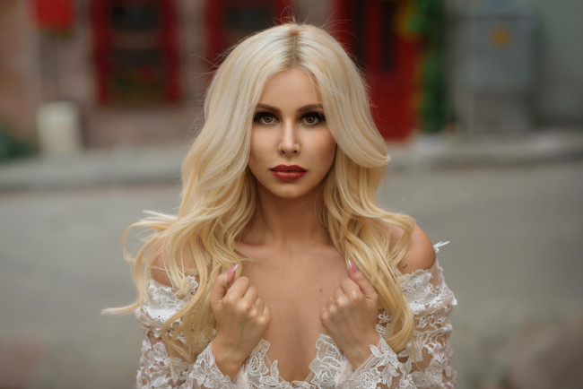 Обои картинки фото девушка, девушки, -unsort , блондинки,  светловолосые, модель, Яна, мельникова