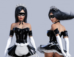 Картинка 3д+графика люди+ people фон взгляд девушка