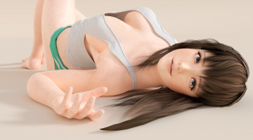 Картинка 3д+графика люди+ people фон взгляд девушка