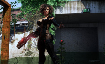 Картинка 3д+графика фантазия+ fantasy девушка фон взгляд