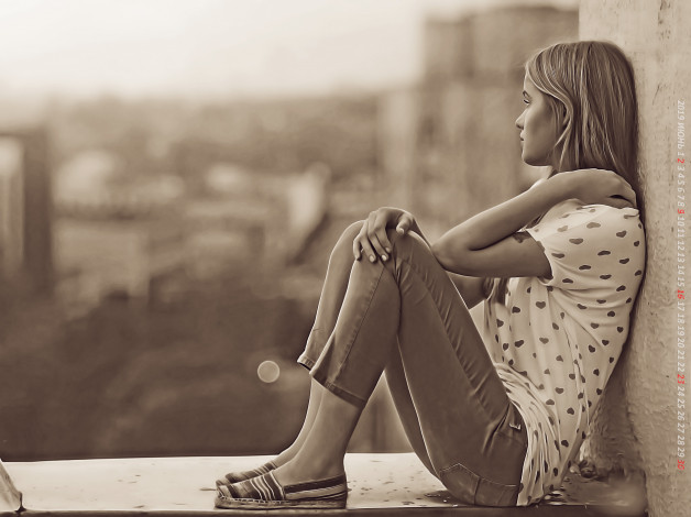 Обои картинки фото календари, компьютерный дизайн, девушка, женщина, сидеть, calendar, 2019, профиль