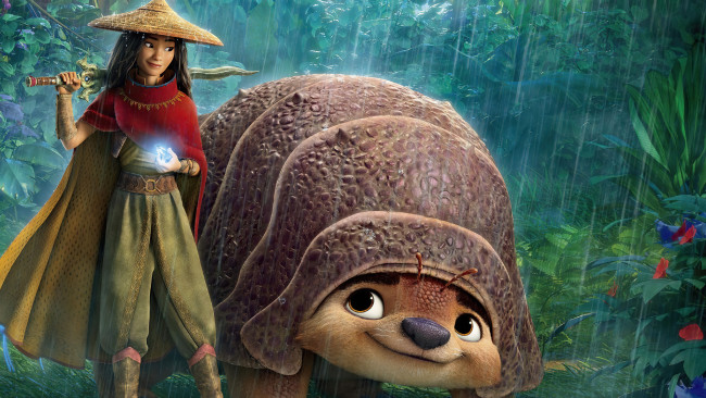 Обои картинки фото мультфильмы, raya and the last dragon, райя, и, последний, дракон, мультфильм, персонаж