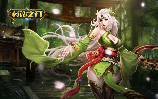 Обои картинки фото видео игры, heroes evolved, девушка, дом, лес