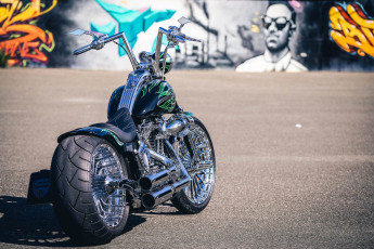Картинка харлей мотоциклы harley-davidson мотоцикл байк thunderbike customs