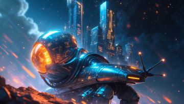 обоя фэнтези, роботы,  киборги,  механизмы, нейросети, графика, нейроарт, ai, art, нейронные, сети, рисунки, нейро, искусство, нейрографика, graphics, neuroart, neural, networks, drawings, neuro, neurography