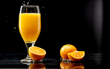 обоя еда, напитки,  сок, бокал, сок, апельсиновый, апельсины