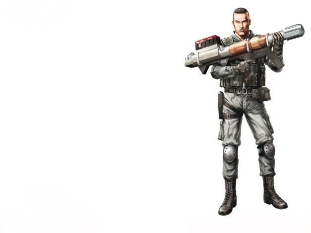 Обои картинки фото видео игры, breakdown, солдат, воин, разгрузка, форма, оружие