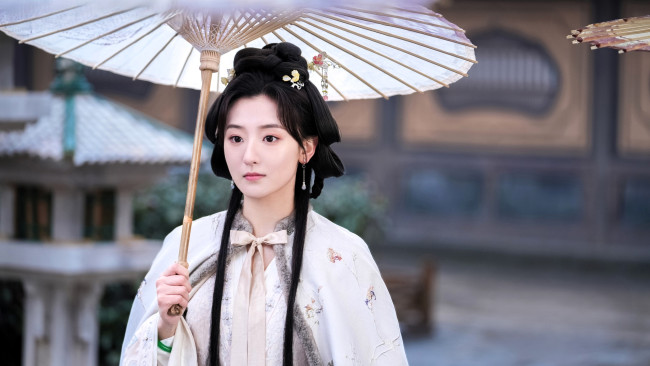 Обои картинки фото melody of golden age, кино фильмы, -unknown , другое, девушка, зонт, здания