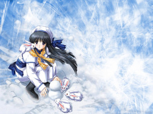 Картинка аниме snow portable