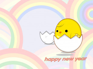 обоя праздничные, векторная, графика, новый, год