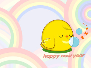 обоя праздничные, векторная, графика, новый, год