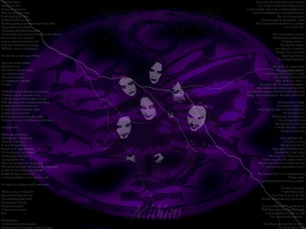 Обои картинки фото cradle, of, filth, midian, музыка