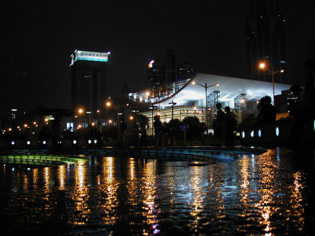 Обои картинки фото города, огни, ночного