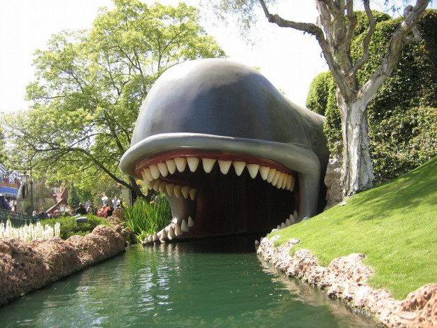 Обои картинки фото fantasyland, entering, storybook, land, разное, карусели, качели, аттракционы