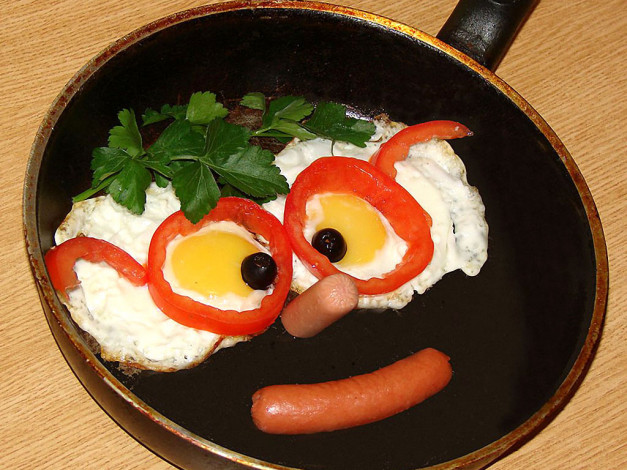 Обои картинки фото олег, руденко, бодрым, утром, еда, вторые, блюда