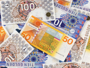 Картинка разное золото купюры монеты