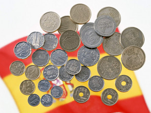 Картинка разное золото купюры монеты