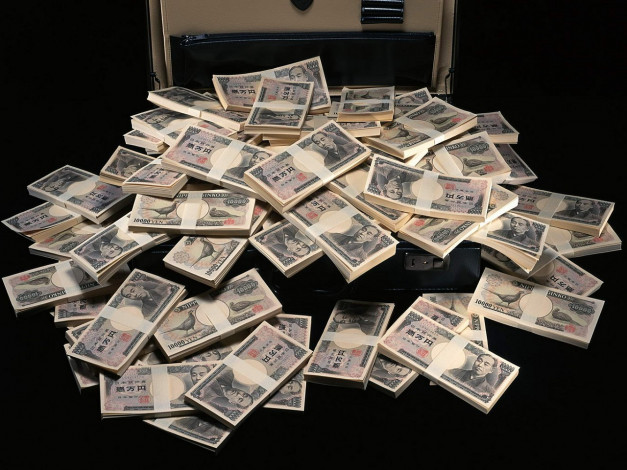 Обои картинки фото разное, золото, купюры, монеты