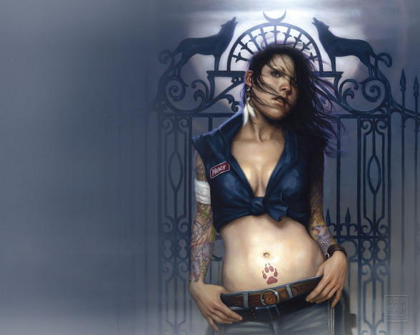 Обои картинки фото фэнтези, девушки