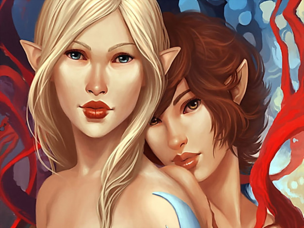 Обои картинки фото фэнтези, эльфы