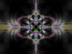 Картинка 3д графика fractal фракталы фрактал