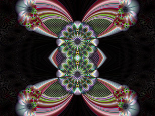 Картинка 3д графика fractal фракталы фрактал