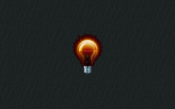 Картинка 3д графика другое тёмный лампочка
