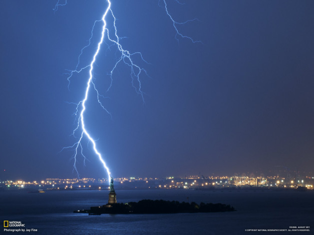 Обои картинки фото природа, молния, гроза