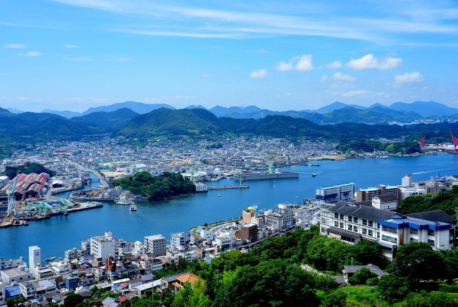 Обои картинки фото города, панорамы, вода, дома