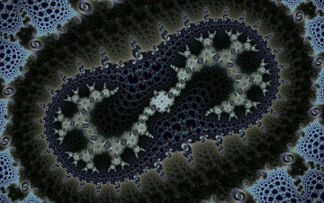 Картинка 3д графика fractal фракталы фон цвета узор лепестки